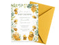 Honey Bee Baby Shower Invitation Template | Editable in Canva | 5" x 7" Digital Download