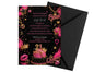 Glam Girl Birthday Invitation Template | Editable in Canva | 5" x 7" Digital Download
