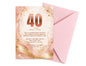 Pink & Gold Birthday Invitation Template | Editable in Canva | 5" x 7" Digital Download