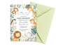 Safari Baby Animals Invitation Template | Editable in Canva | 5" x 7" Digital Download