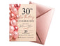 30th Balloons Birthday Invitation Template | Editable in Canva | 5" x 7" Digital Download