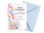 Teddy Bear Baby Shower Invitation Template | Editable in Canva | 5" x 7" Digital Download