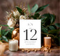 Classic Table Number | Wedding Signs Template | Downloads