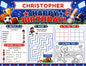 All Sports Party Activity Sheet Template | Editable in Canva | 8.5" x 11" Digital Download