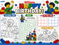 Building Blocks Party Activity Sheet Template | Editable in Canva | 8.5" x 11" Digital Download