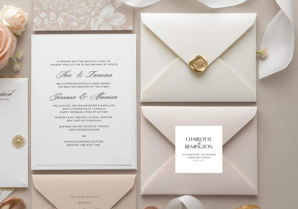 Square Frame Label | Editable Favor Labels