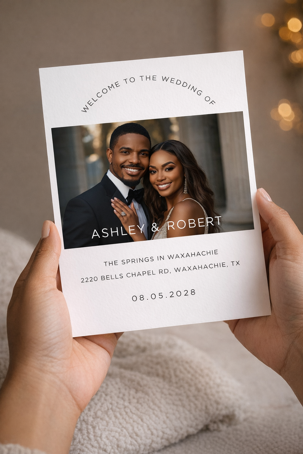 Wedding Photo Program | Instant Download