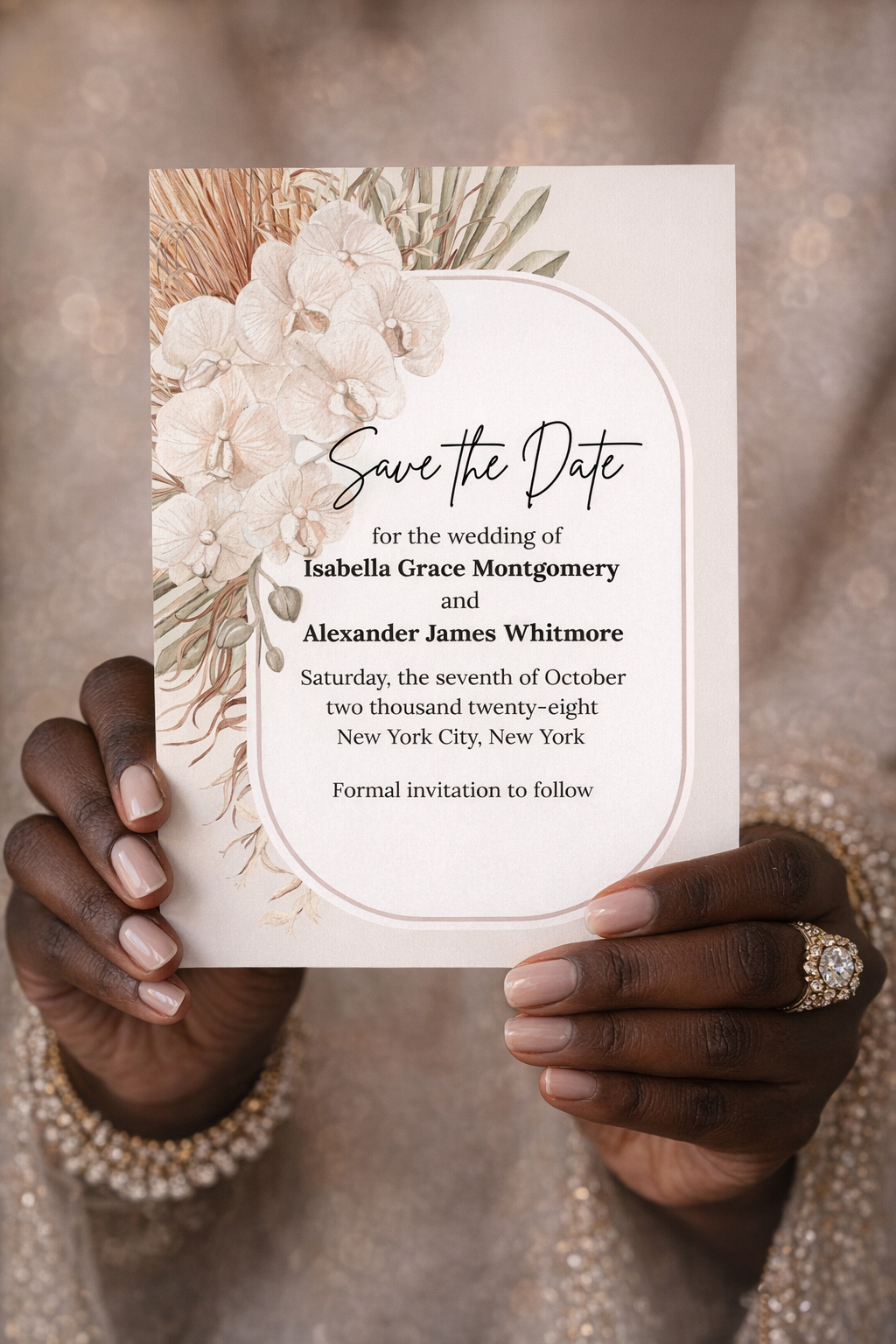 Editable Wedding Invitation | BOHO | Evite | Digital Download