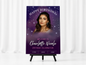 Purple Photo Birthday Poster Sign | Instant Download