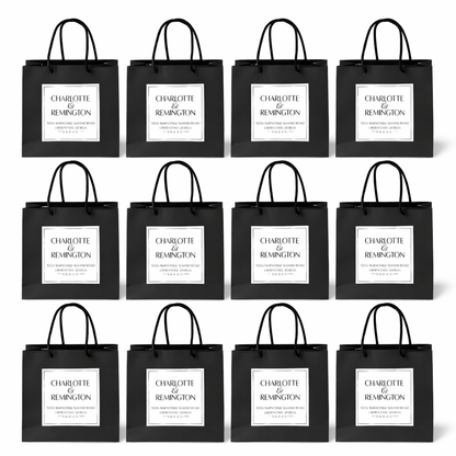 Square Frame Label | Editable Favor Labels