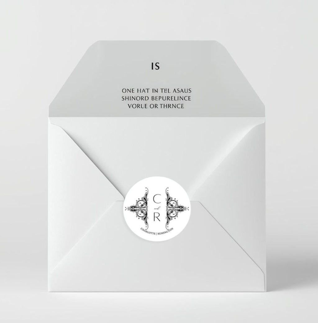 Address Label Template | Personalized Stickers for Guests | Editable Address Label