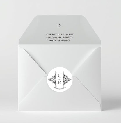 Address Label Template | Personalized Stickers for Guests | Editable Address Label
