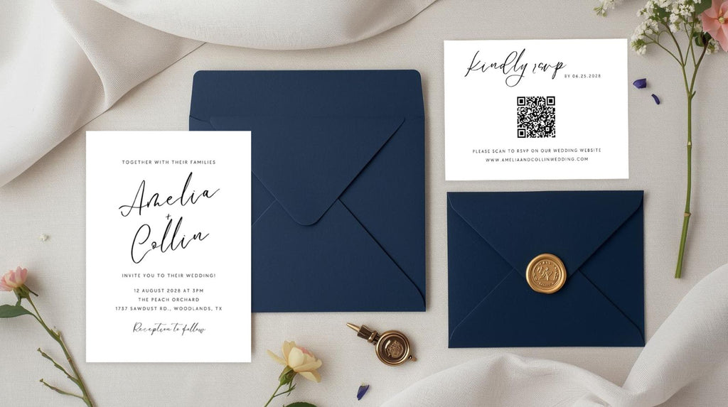 Editable Minimalist Wedding Invite Template | Digital Download