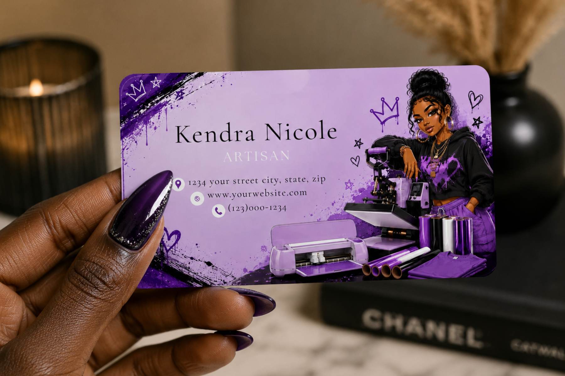 Artisan Editable Business Card Template | Digital Download