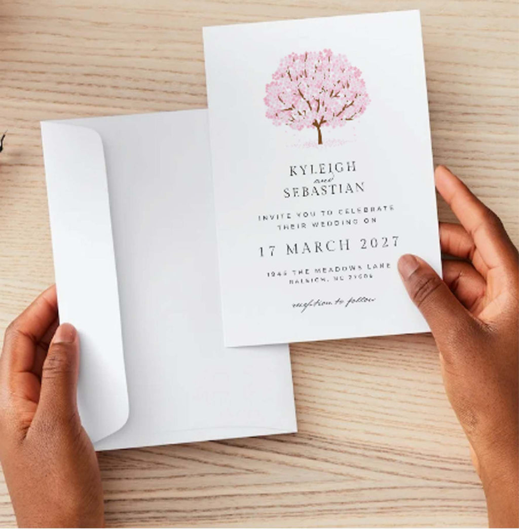 Cherry Blossom Invitation Template | Printable Invitation | RSVP | Downloads