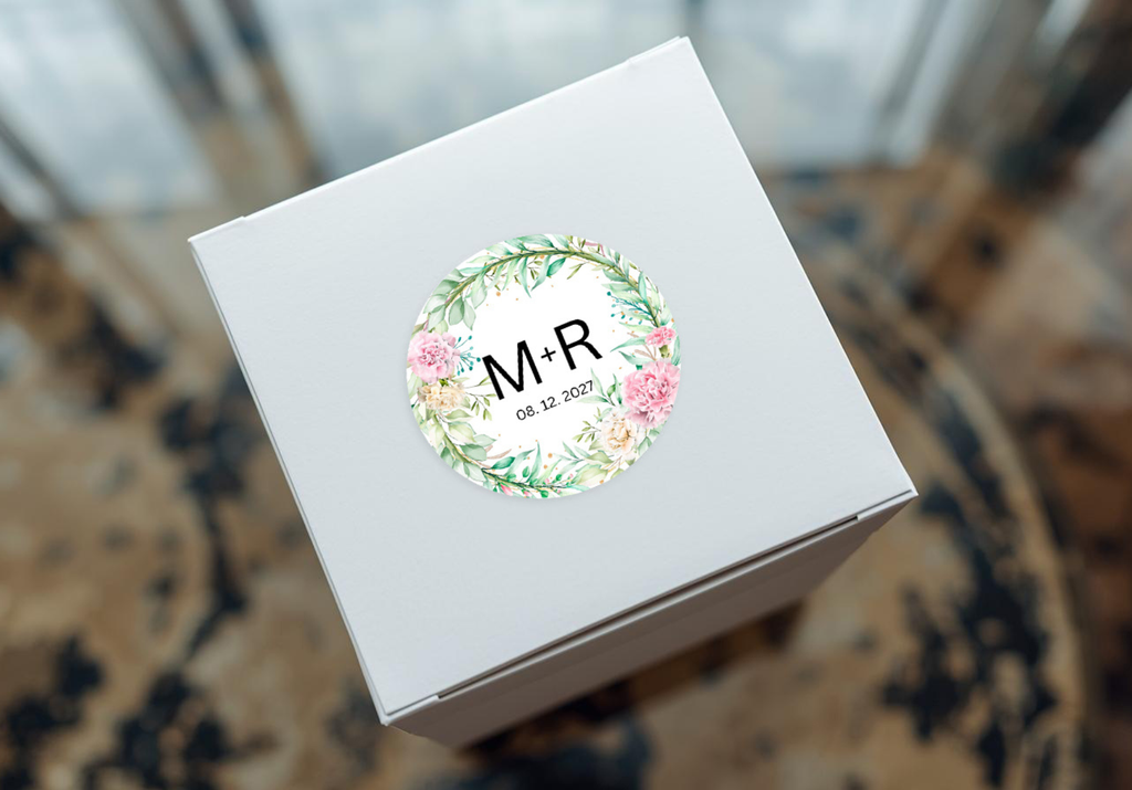Personalized Rustic Stickers | Editable Label | Digital Download