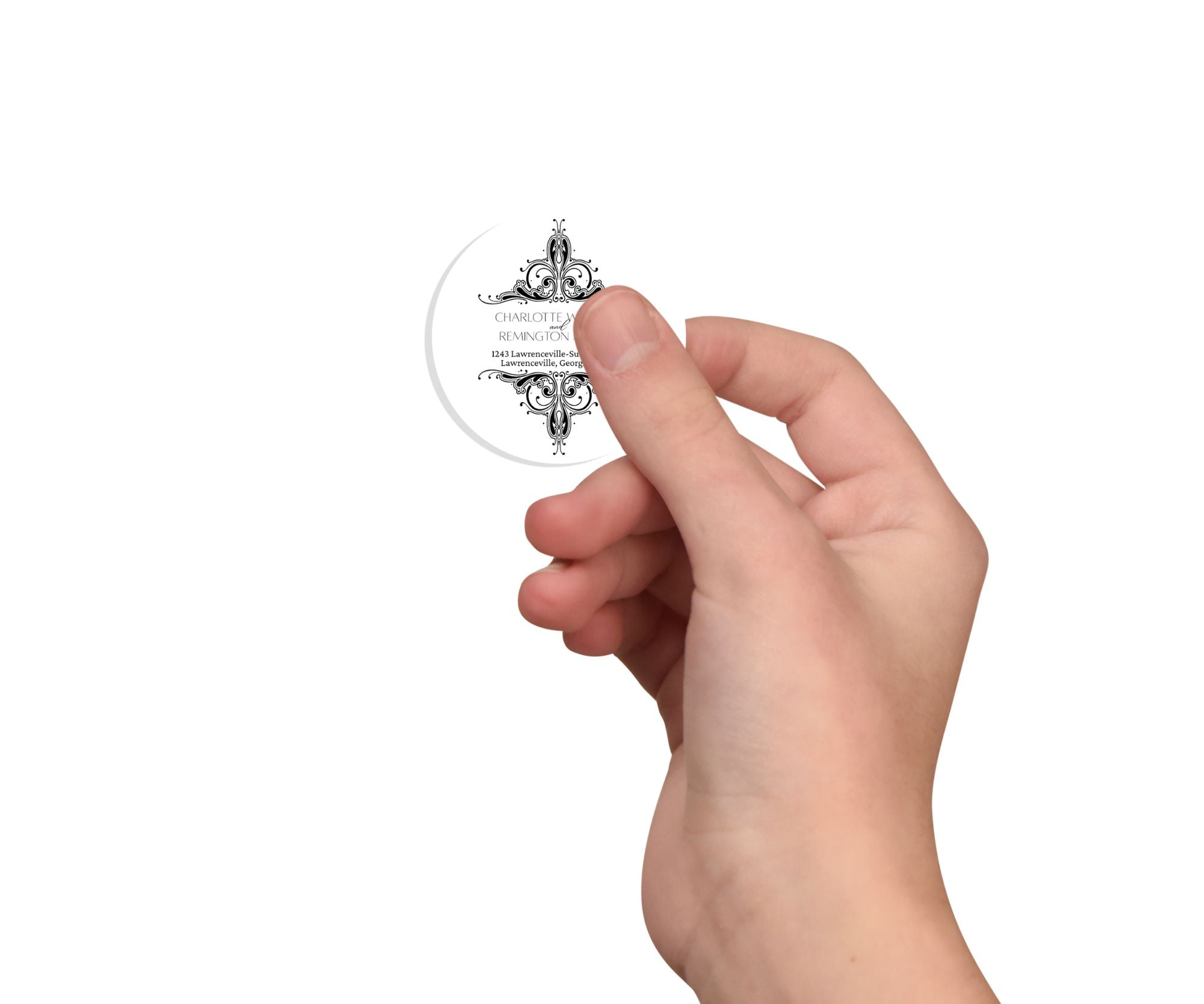 Address Label Template | Personalized Stickers for Guests | Editable Address Label