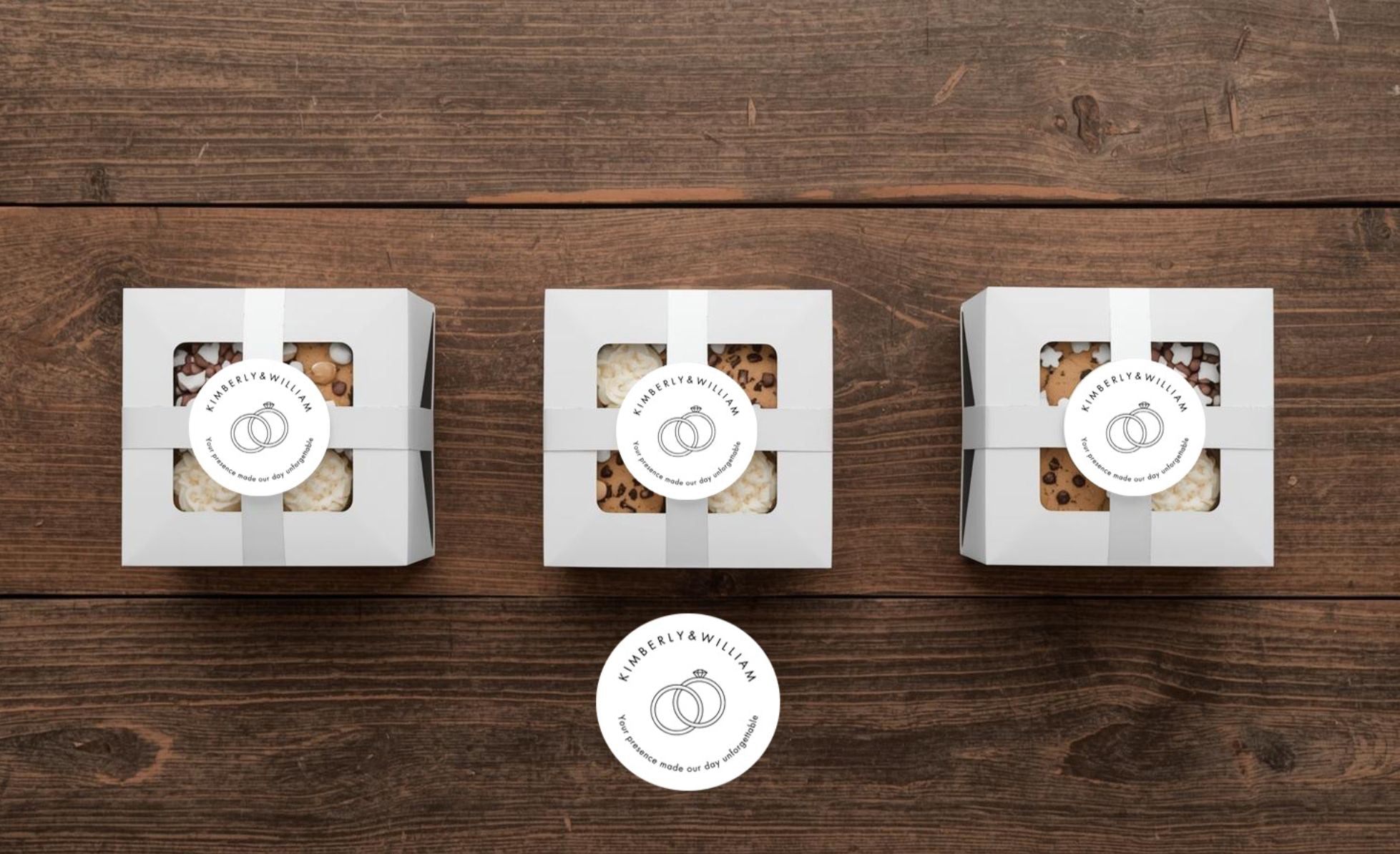 Thank You Label Template | Personalized Stickers | Editable Favor Labels