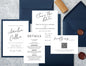 Editable Minimalist Wedding Invite Template | Digital Download