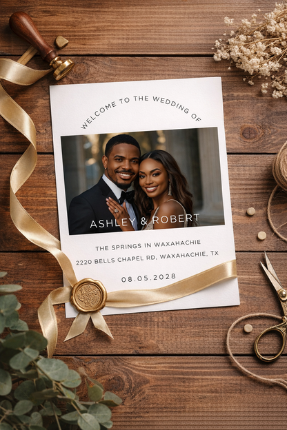 Wedding Photo Program | Instant Download