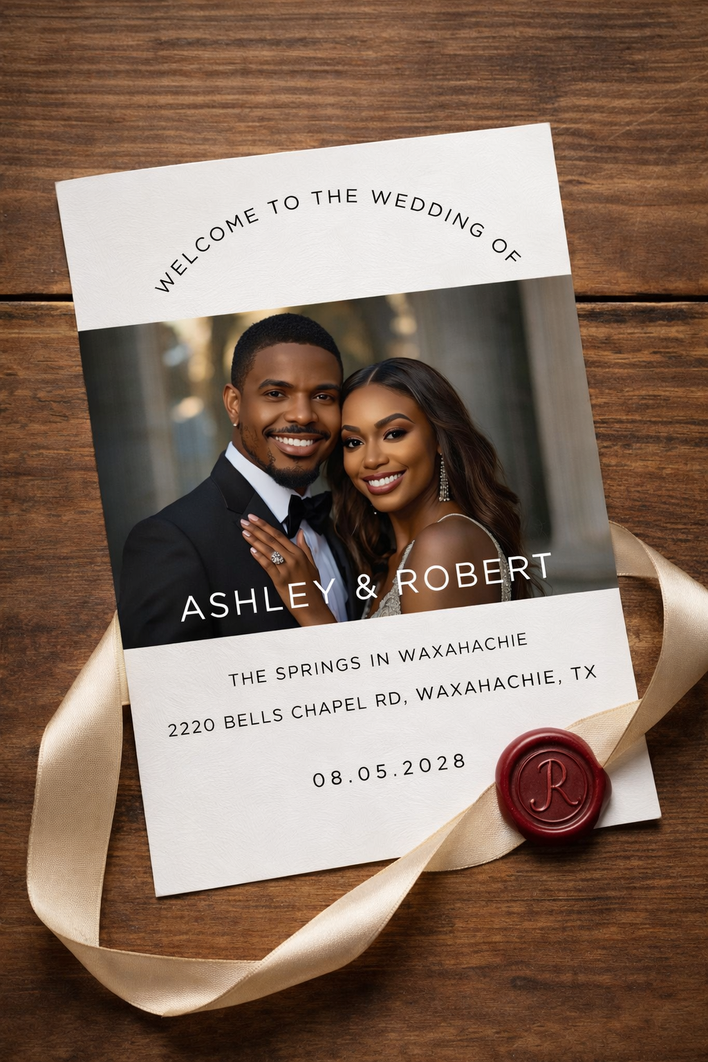 Wedding Photo Program | Instant Download