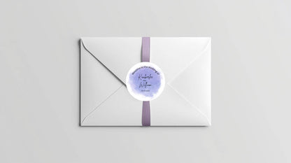 Purple Rustic Circle Label | Set of 3 | Instant Download