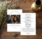 Wedding Photo Program | Instant Download